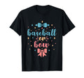 Baseball Or Bow Gender Reveal Future T-Shirt - Custom Art Print Unisex - T-Shirt, Sweatshirt, Hoodie