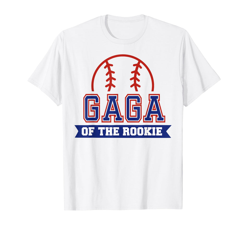 Gaga Rookie 1St Birthday Baseball Theme T-Shirt - Graphic Print Unisex - T-Shirt, Sweatshirt, Hoodie
