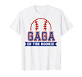 Gaga Rookie 1St Birthday Baseball Theme T-Shirt - Graphic Print Unisex - T-Shirt, Sweatshirt, Hoodie