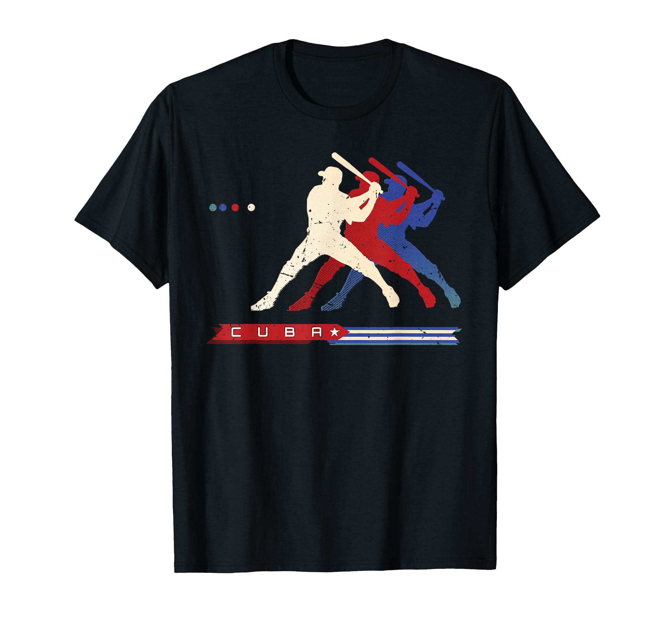 Cuba Baseball Cuban Flag Beisbol T-Shirt - Aesthetic Graphic for Adults - T-Shirt, Sweatshirt, Hoodie