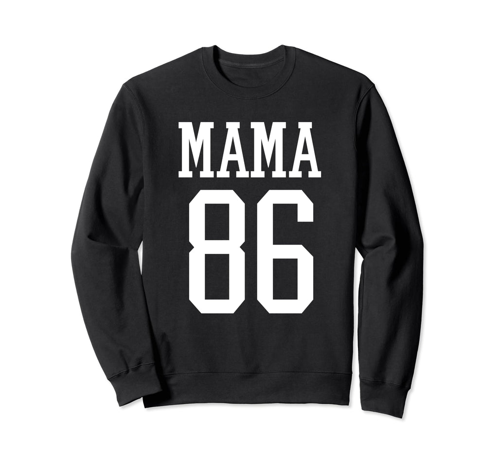 Number 86 Mama Biggest Fan Spirit Sweatshirt - Graphic Print for Adults - T-Shirt, Sweatshirt, Hoodie