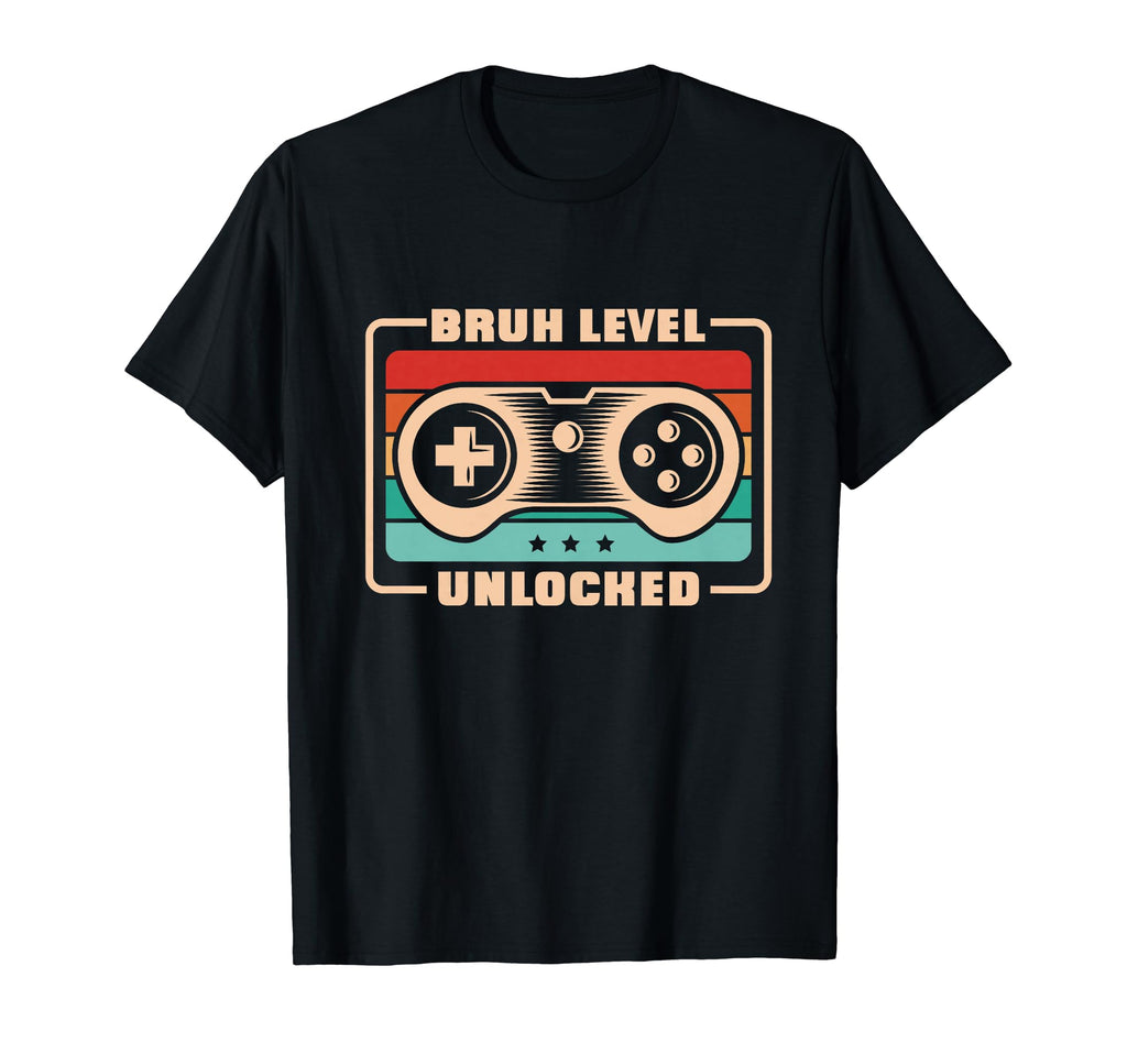 Dada Daddy Dad Bruh Level Unlocked T-Shirt - Fun Novelty Design for Adults - T-Shirt, Sweatshirt, Hoodie