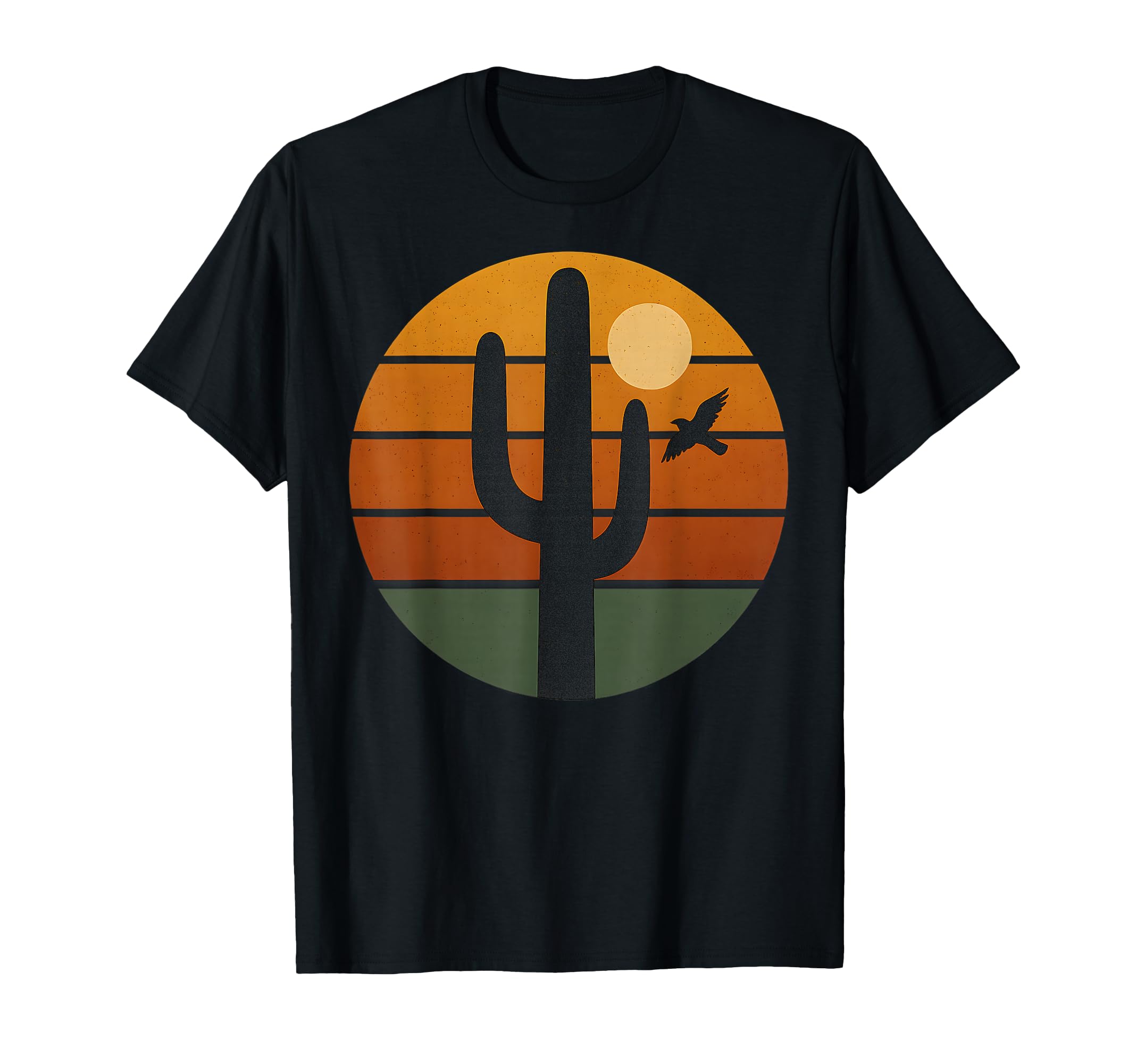 Sunset Saguaro Cactus Desert T-Shirt - Trendy Graphic Unisex - T-Shirt, Sweatshirt, Hoodie