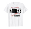 Raiders School Baseball Mom Game Day T-Shirt - Custom Art Print Unisex - T-Shirt, Sweatshirt, Hoodie