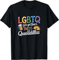 LGBTQ Beers Tacos Quesadillas Funny Pride Merch - Adult & Kids T-Shirts, Sweatshirts & Hoodies apparel design preview 1