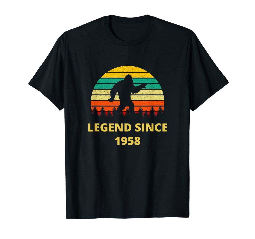 Bigfoot Funny Sunset Legend Since 1958 T-Shirt - Graphic Print for Adults - T-Shirt, Sweatshirt, Hoodie