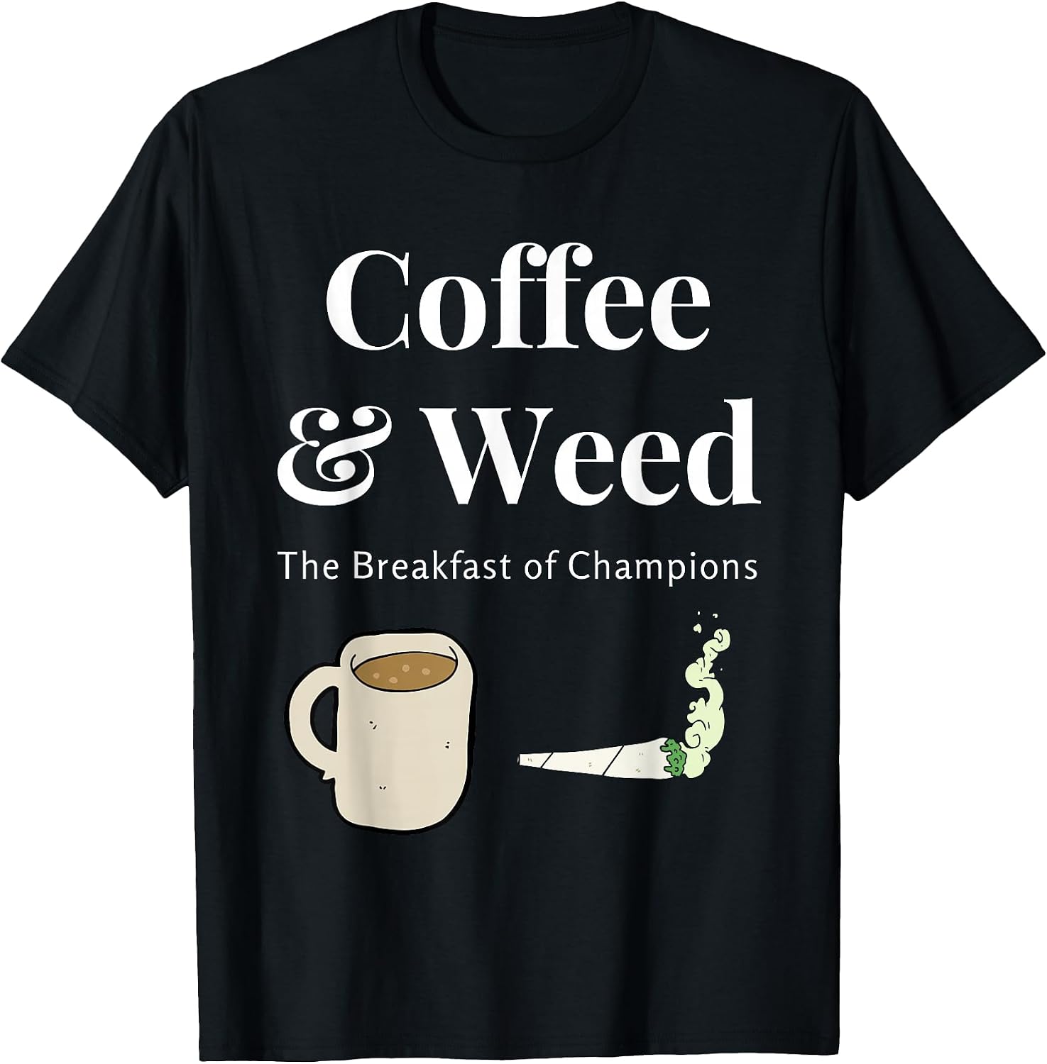 Wake Bake Weed Coffee Pot Head Breakfast - Adult & Kids T-Shirts, Sweatshirts & Hoodies apparel design preview 1