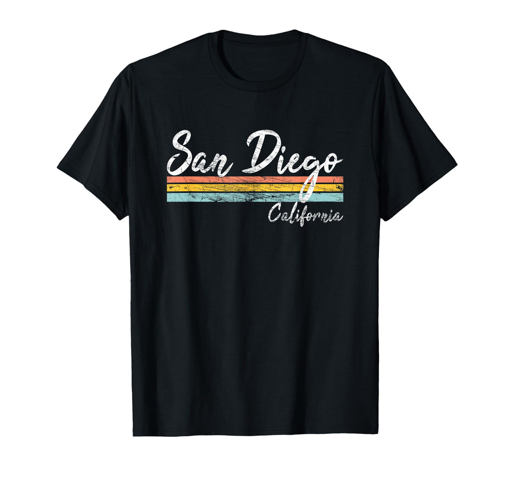 San Diego California Distressed T-Shirt - Novelty Apparel for Adults - T-Shirt, Sweatshirt, Hoodie