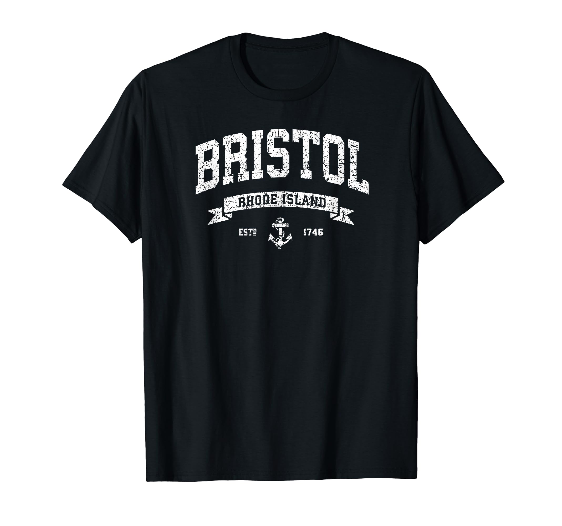 Bristol Rhode Island Ri Distressed 401 T-Shirt - Unique Graphic Men Women - T-Shirt, Sweatshirt, Hoodie