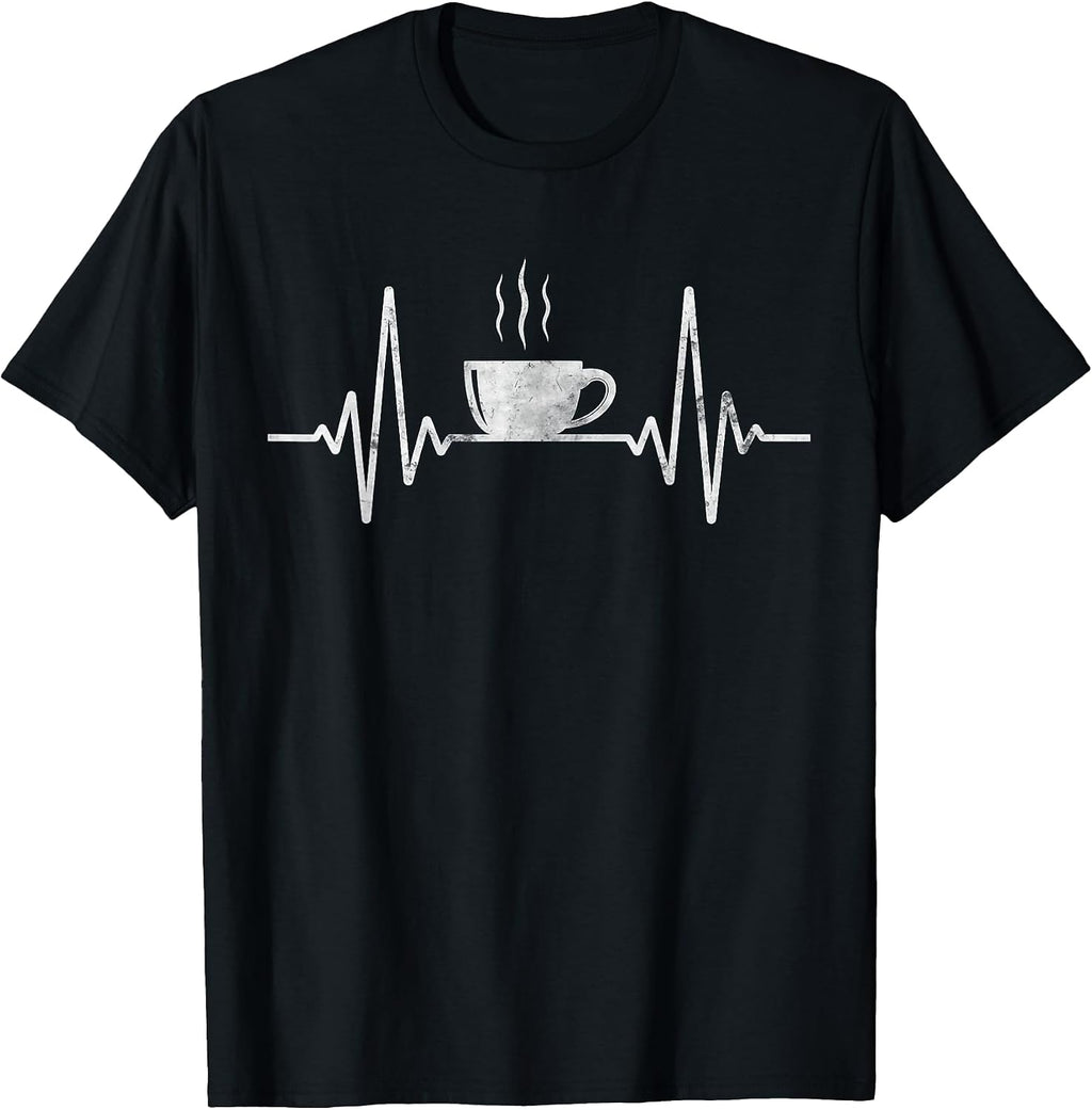 Funny Coffee Cup Frequency - Adult & Kids T-Shirts, Sweatshirts & Hoodies apparel design preview 1