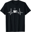 Funny Coffee Cup Frequency - Adult & Kids T-Shirts, Sweatshirts & Hoodies apparel design preview 1