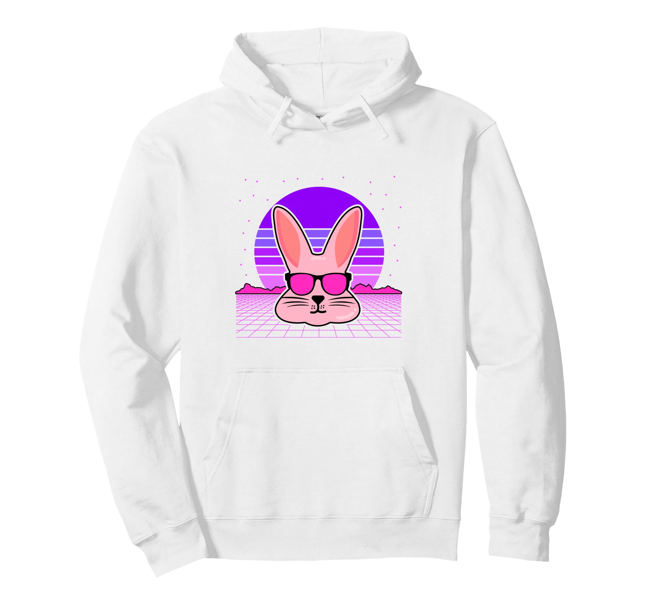 Aesthetic Vaporwave Outfits Bunny Rabbit Hoodie - Trendy Graphic Men Women - T-Shirt, Sweatshirt, Hoodie