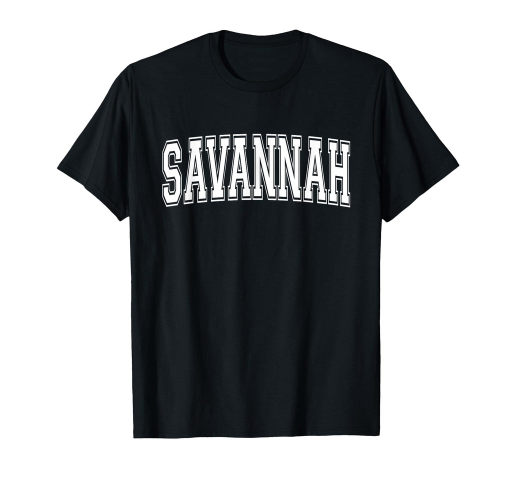Savannah Ga Georgia Usa Sports T-Shirt - Custom Art Print for Adults - T-Shirt, Sweatshirt, Hoodie