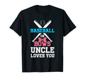 Baseball Or Bows Uncle Loves You Funny T-Shirt - Aesthetic Graphic Unisex - T-Shirt, Sweatshirt, Hoodie