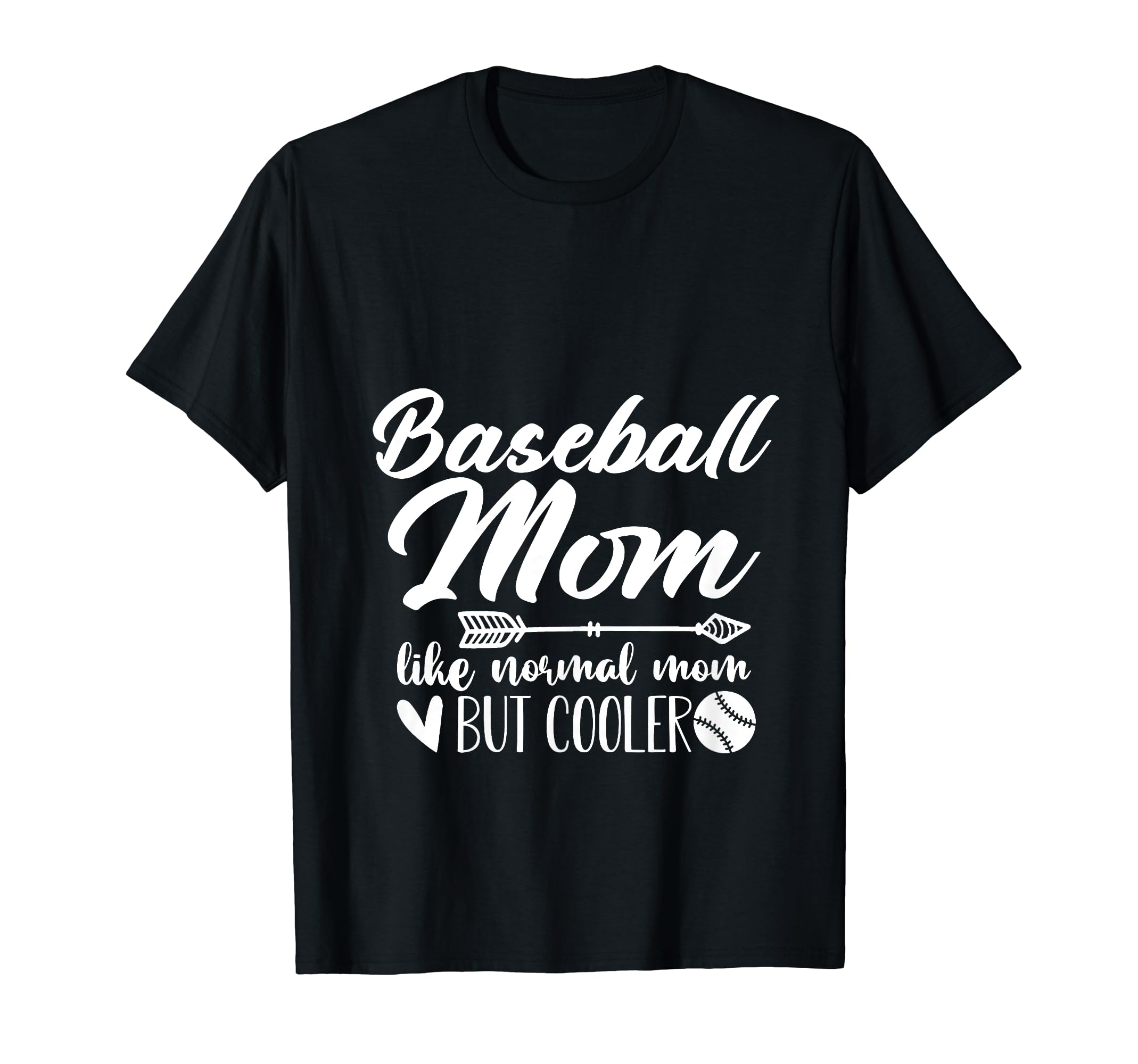 Baseball Mom Like Normal Mom But T-Shirt - Minimalist Print for Adults - T-Shirt, Sweatshirt, Hoodie