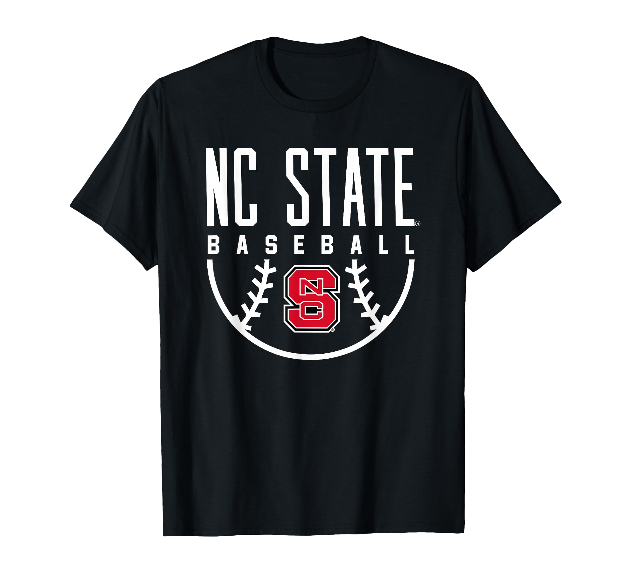 Nc State Wolfpack Baseball Big Ball T-Shirt - Novelty Apparel for Adults - T-Shirt, Sweatshirt, Hoodie