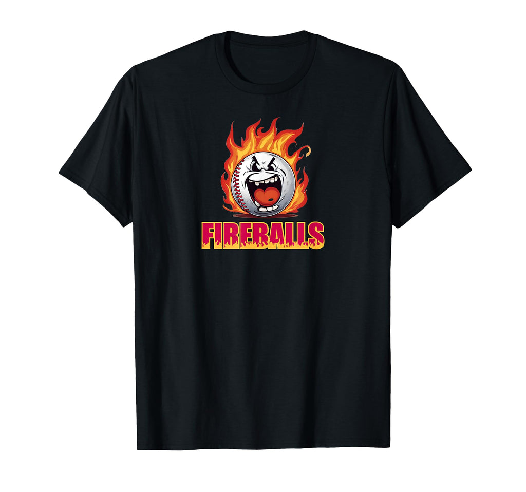 Magnolia Fireballs Baseball T-Shirt - Minimalist Print for Adults - T-Shirt, Sweatshirt, Hoodie