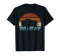 Great American Bison Buffalo Sunset T-Shirt - Minimalist Print for Adults - T-Shirt, Sweatshirt, Hoodie