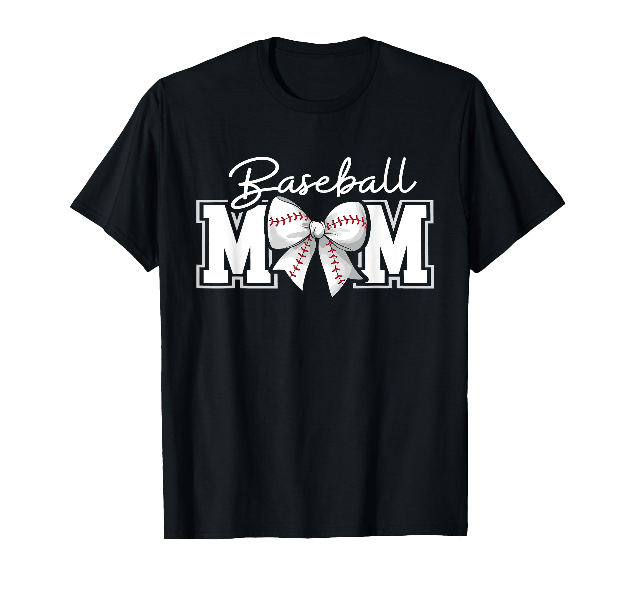 Baseball Coquette Bow Baseball Mom Game Day T-Shirt - Trendy Graphic Unisex - T-Shirt, Sweatshirt, Hoodie