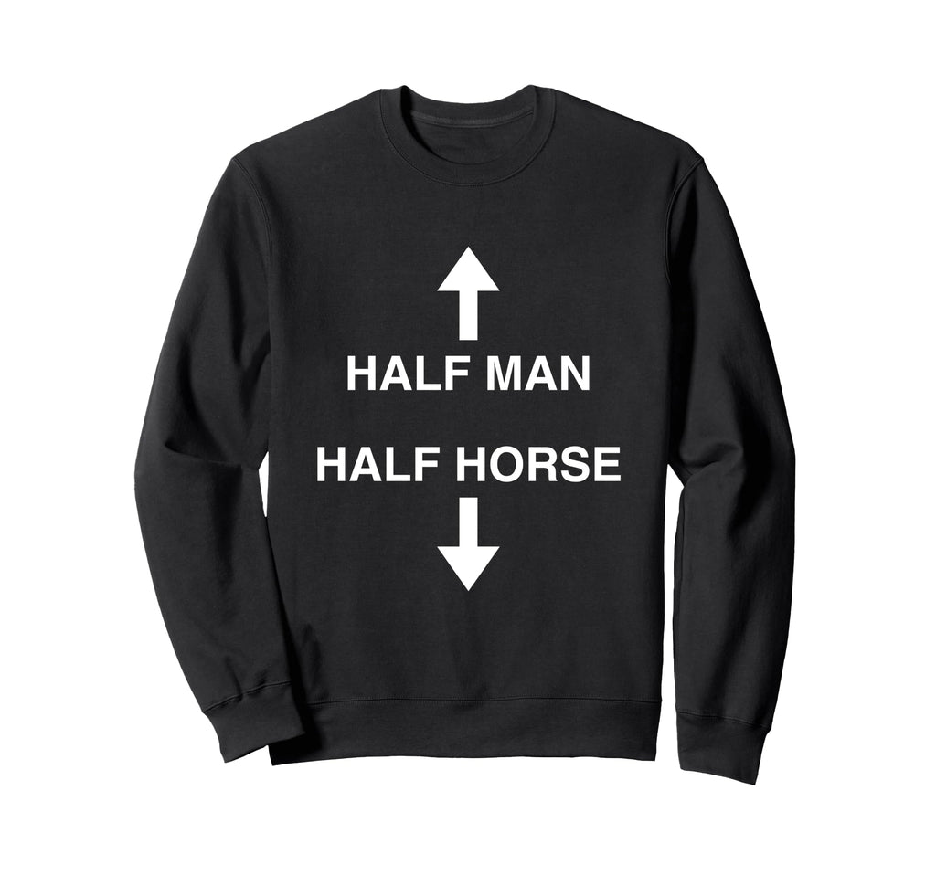 Half Half Horse Gen Z Funny Sweatshirt - Aesthetic Graphic Men Women - T-Shirt, Sweatshirt, Hoodie