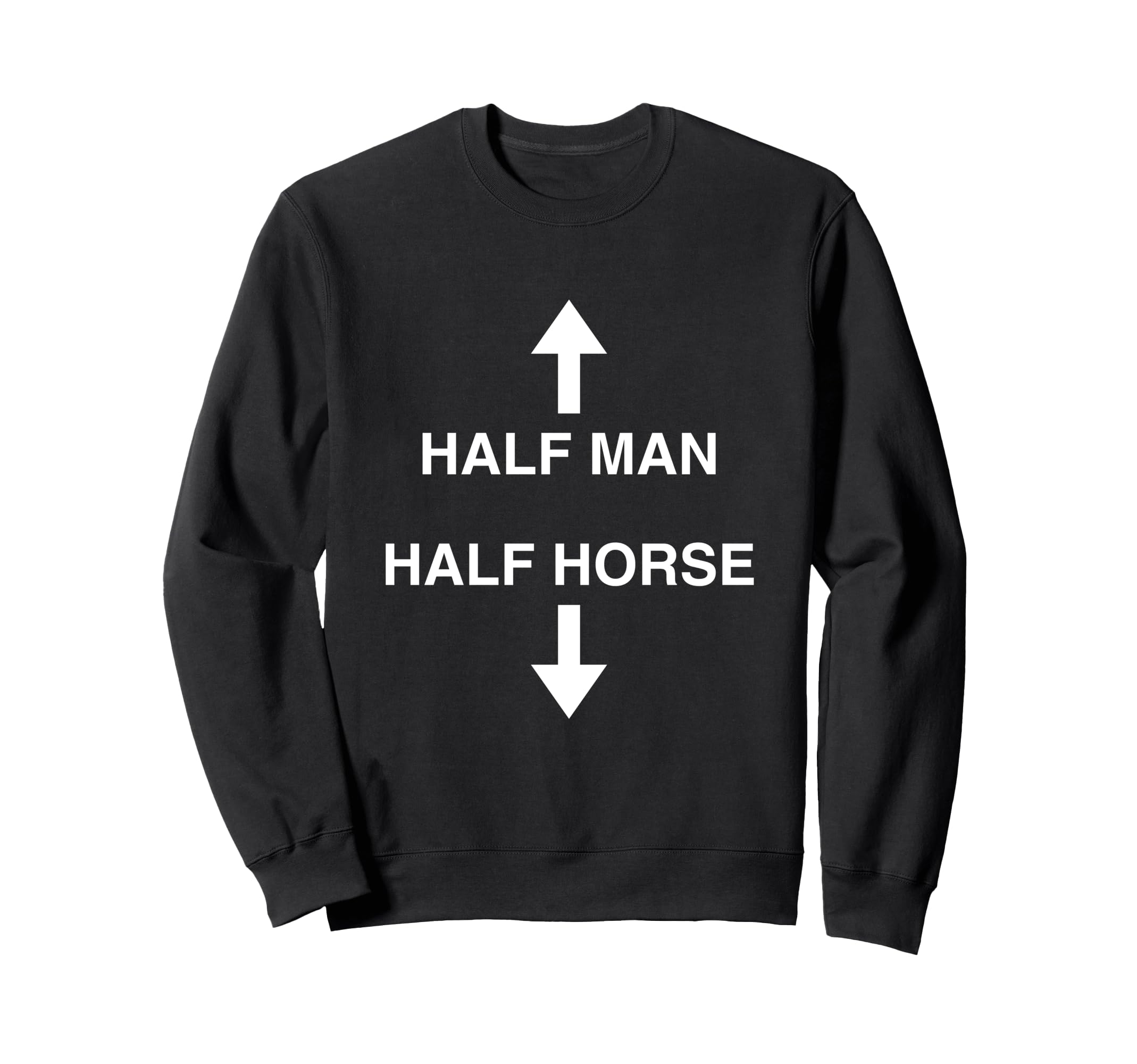 Half Half Horse Gen Z Funny Sweatshirt - Aesthetic Graphic Men Women - T-Shirt, Sweatshirt, Hoodie