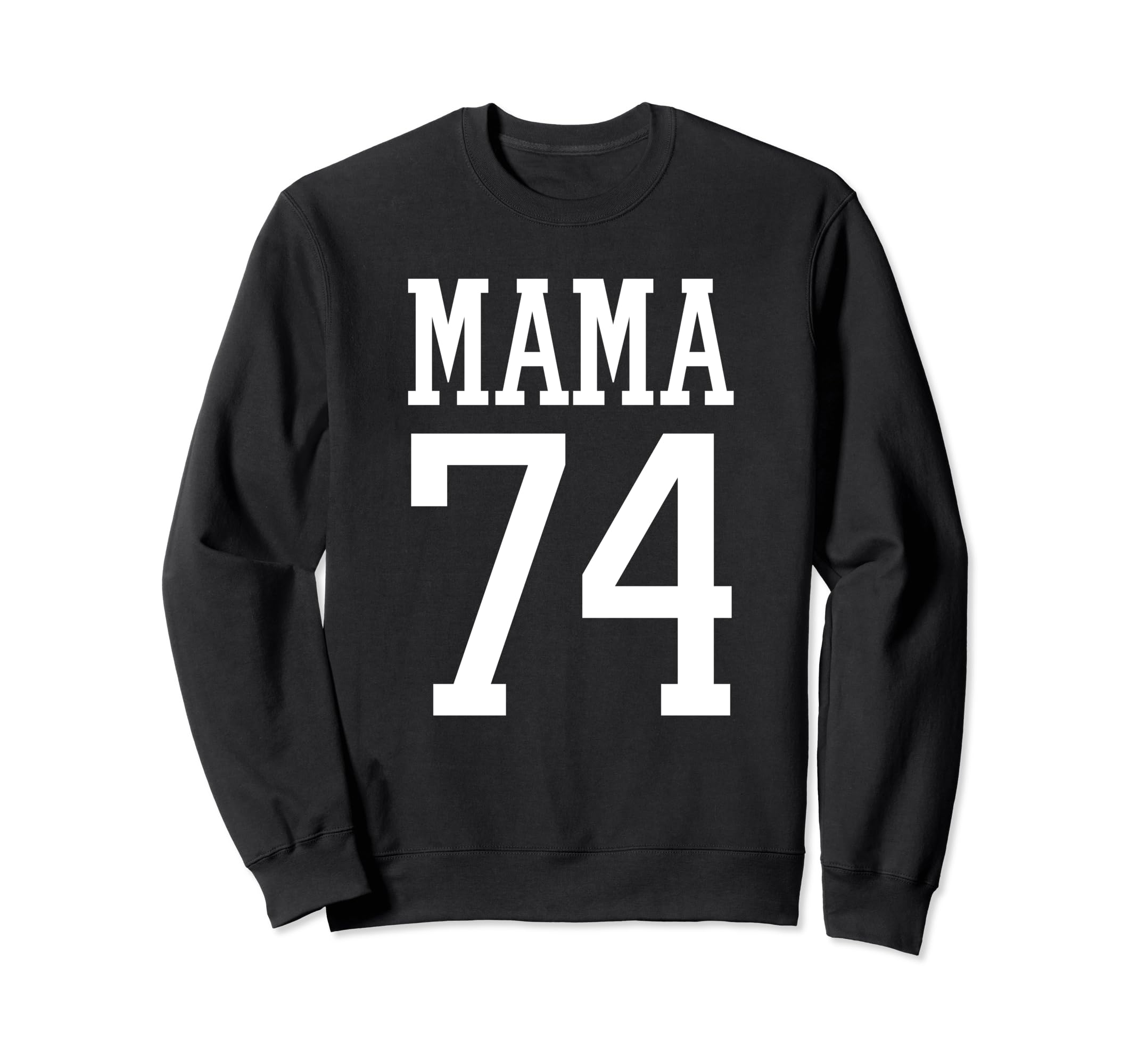 Number 74 Mama Biggest Fan Spirit Sweatshirt - Aesthetic Graphic Men Women - T-Shirt, Sweatshirt, Hoodie