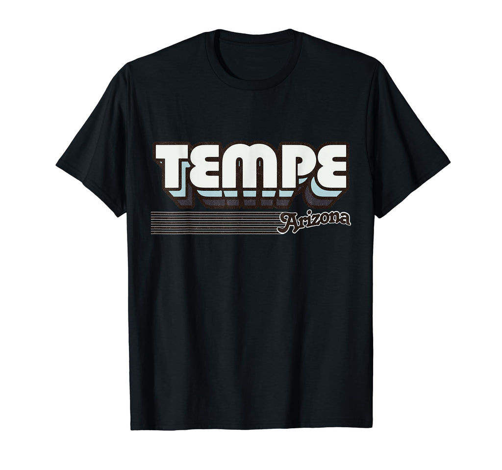 Tempe Arizona Stripes T-Shirt - Fun Novelty Design for Adults - T-Shirt, Sweatshirt, Hoodie