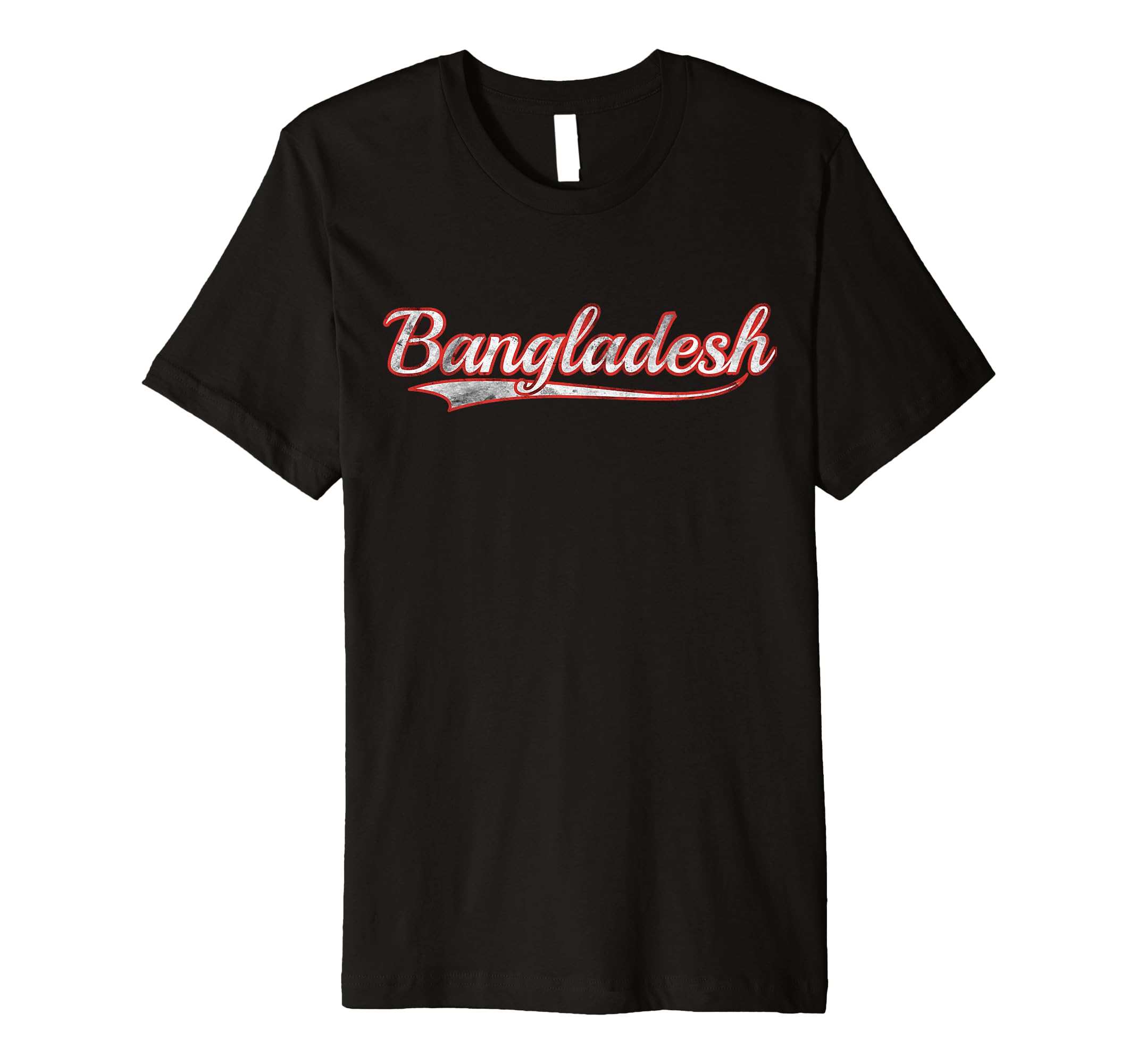 Bangladesh Varsity Distressed T-Shirt - Minimalist Print Men Women - T-Shirt, Sweatshirt, Hoodie