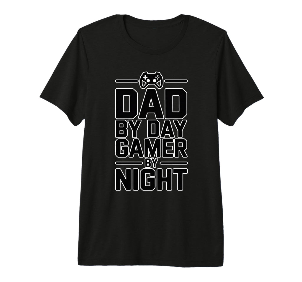 Dad Day Gamer Night Tri Blend T-Shirt - Casual Everyday Wear Men Women - T-Shirt, Sweatshirt, Hoodie