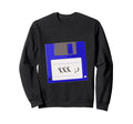 Floppy Disk Wink Funny Old School 90S Sweatshirt - Aesthetic Graphic Unisex - T-Shirt, Sweatshirt, Hoodie