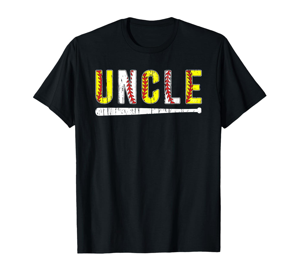 Softball Baseball Uncle Baseball T-Shirt - Graphic Print for Adults - T-Shirt, Sweatshirt, Hoodie