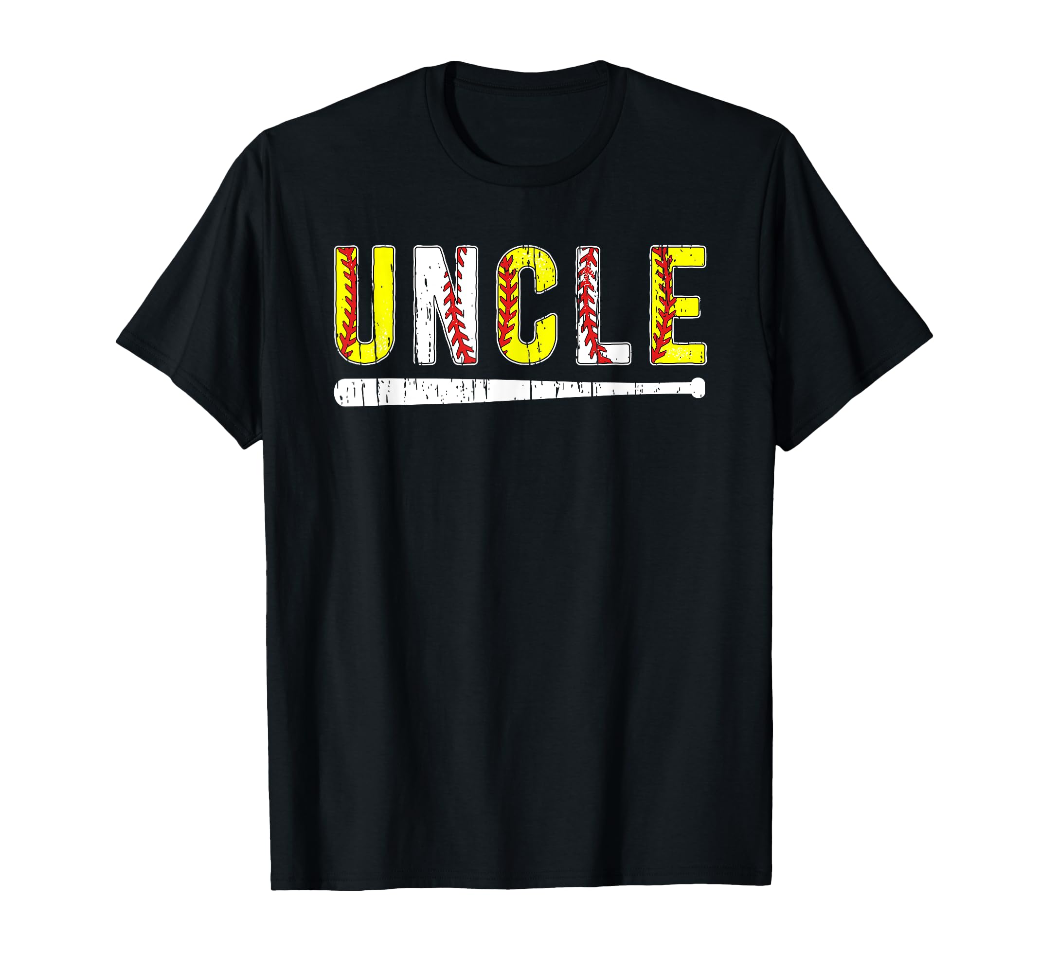 Softball Baseball Uncle Baseball T-Shirt - Graphic Print for Adults - T-Shirt, Sweatshirt, Hoodie