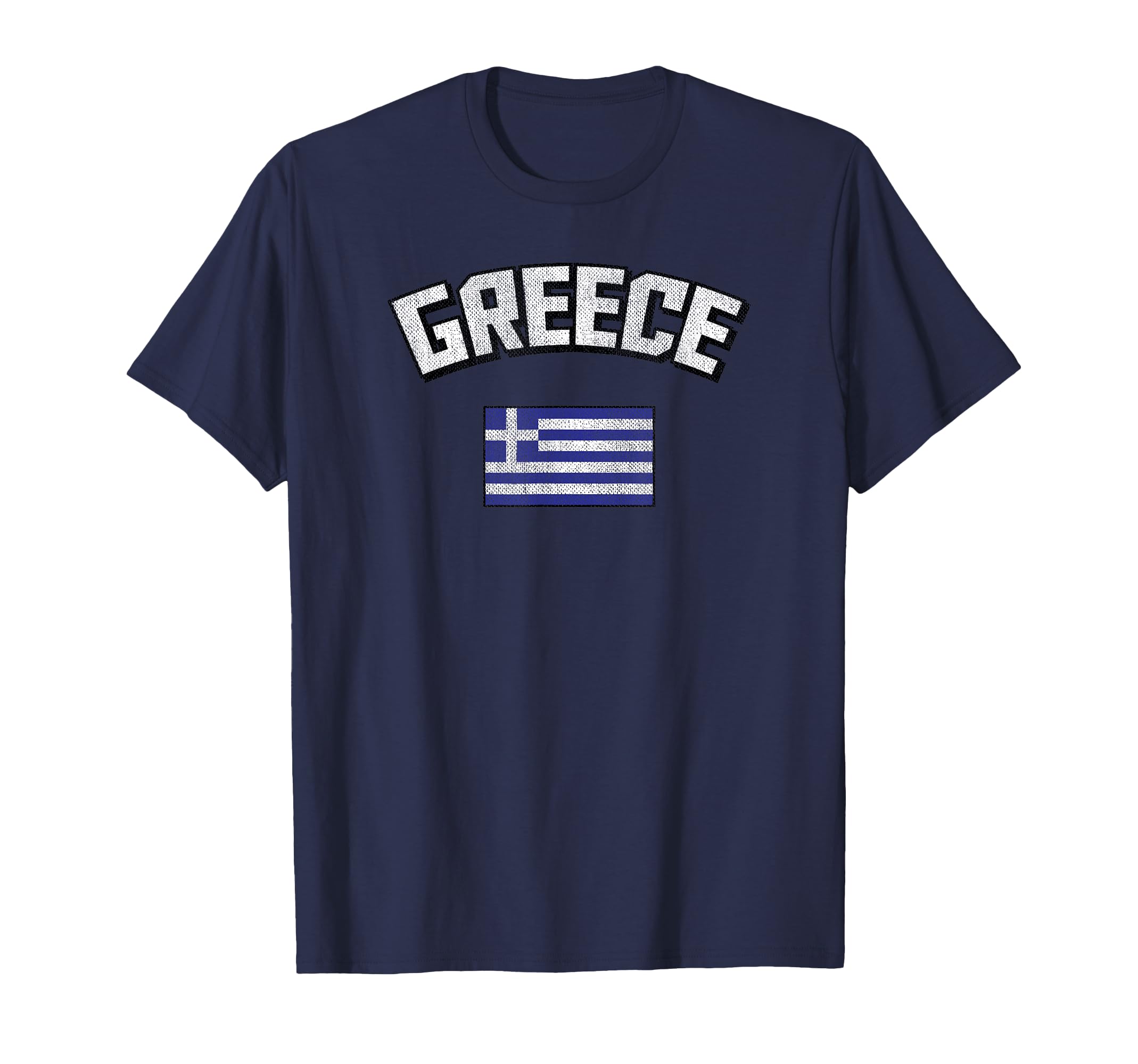Greece Flag Distressed Greek Pride T-Shirt - Novelty Apparel Men Women - T-Shirt, Sweatshirt, Hoodie