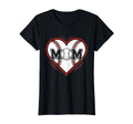 Game Day Team Sports Heart Mothers T-Shirt - Aesthetic Graphic for Adults - T-Shirt, Sweatshirt, Hoodie