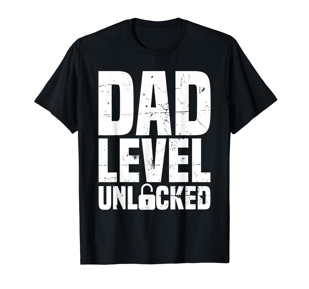 Video Game Gamer Dad Dad Level Unlocked T-Shirt - Graphic Print for Adults - T-Shirt, Sweatshirt, Hoodie