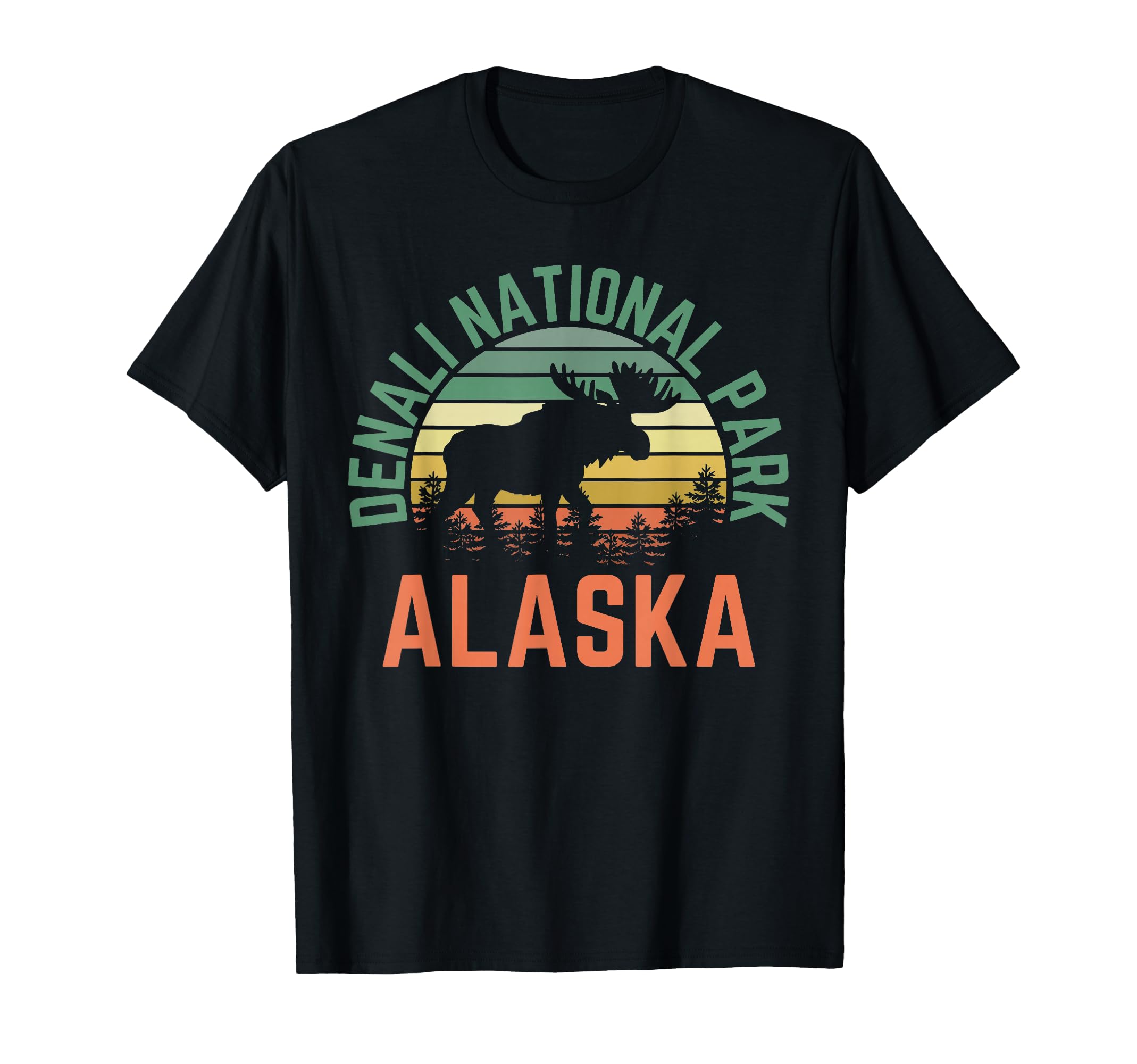 Denali National Park Alaska Usa Outdoor T-Shirt - Trendy Graphic Men Women - T-Shirt, Sweatshirt, Hoodie