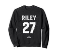 Austin Riley 27 Mlbpa Atlanta Sweatshirt - Streetwear Style for Adults - T-Shirt, Sweatshirt, Hoodie