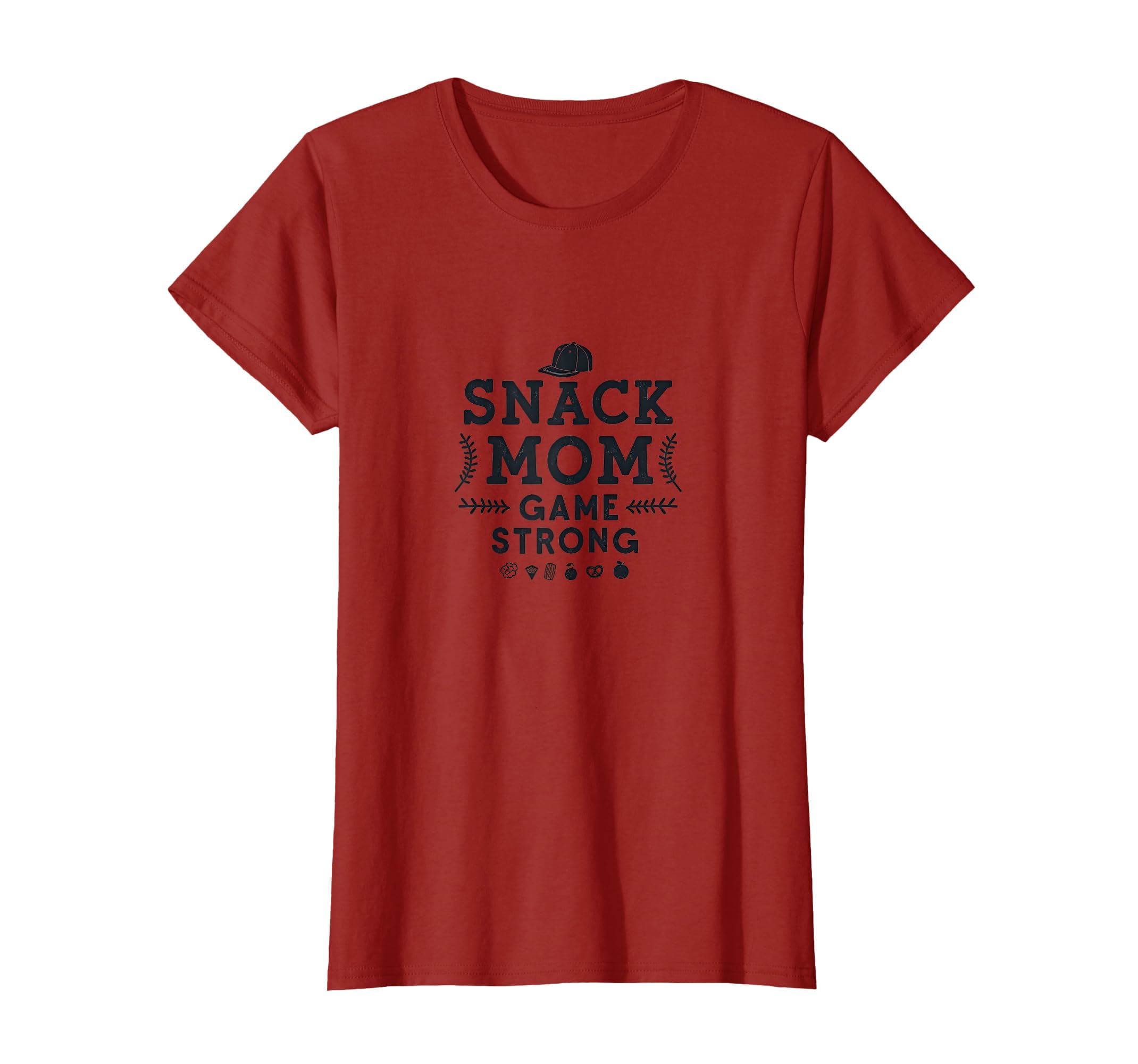 Snack Mom Game Strong Baseball Parent T-Shirt - Minimalist Print Unisex - T-Shirt, Sweatshirt, Hoodie