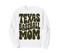 Minimalist Olive Texas Baseball Sweatshirt - Custom Art Print for Adults - T-Shirt, Sweatshirt, Hoodie