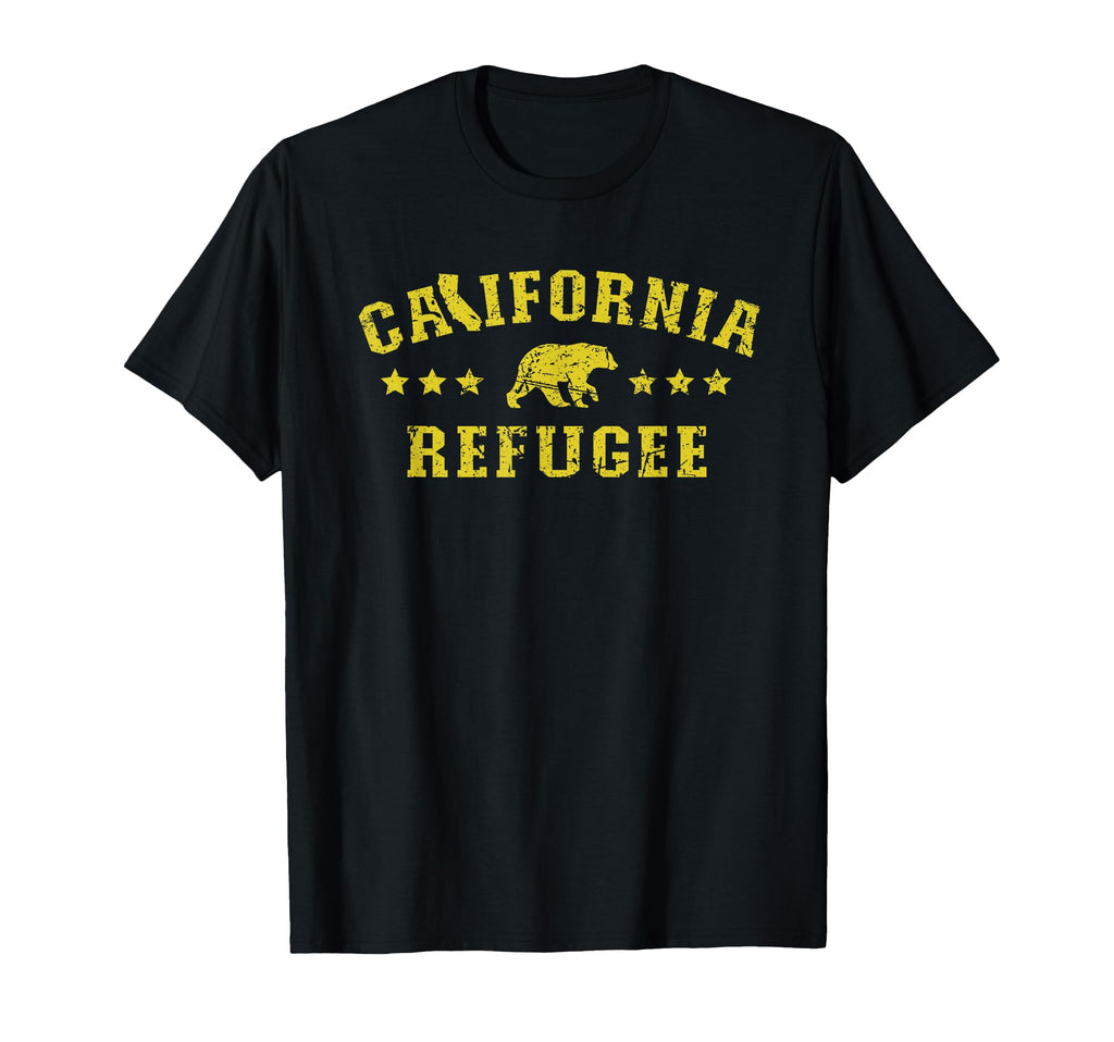 California Refugee Distressed T-Shirt - Trendy Graphic for Adults - T-Shirt, Sweatshirt, Hoodie