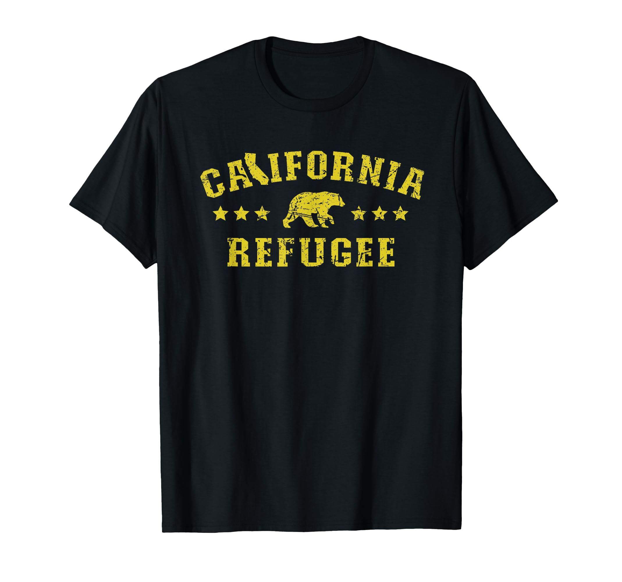 California Refugee Distressed T-Shirt - Trendy Graphic for Adults - T-Shirt, Sweatshirt, Hoodie