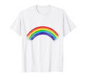 Distressed Rainbow 80S Eighties T-Shirt - Aesthetic Graphic Unisex - T-Shirt, Sweatshirt, Hoodie
