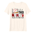 Womens Baseball Nana Heart Field Game T-Shirt - Graphic Print for Adults - T-Shirt, Sweatshirt, Hoodie