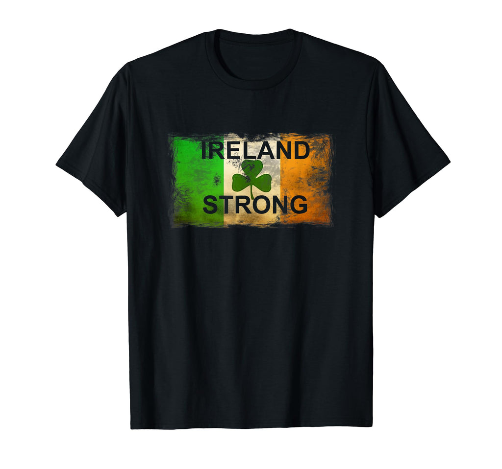 Flag Ireland Strong Irish Pray T-Shirt - Minimalist Print Men Women - T-Shirt, Sweatshirt, Hoodie