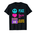 Peace Love Slots Slot Machine T-Shirt - Custom Art Print for Adults - T-Shirt, Sweatshirt, Hoodie
