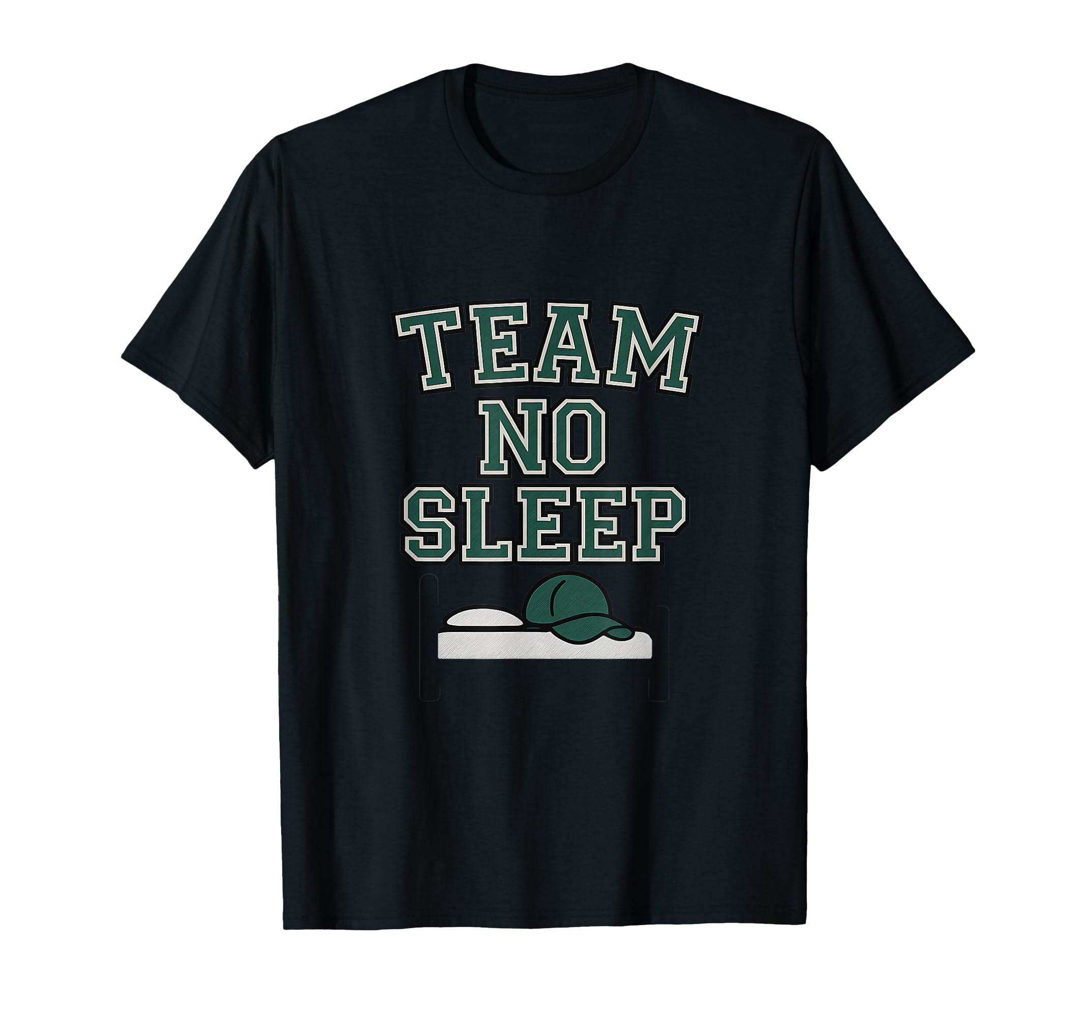 Team No Sleep Mom Life Varsity T-Shirt - Casual Everyday Wear Men Women - T-Shirt, Sweatshirt, Hoodie