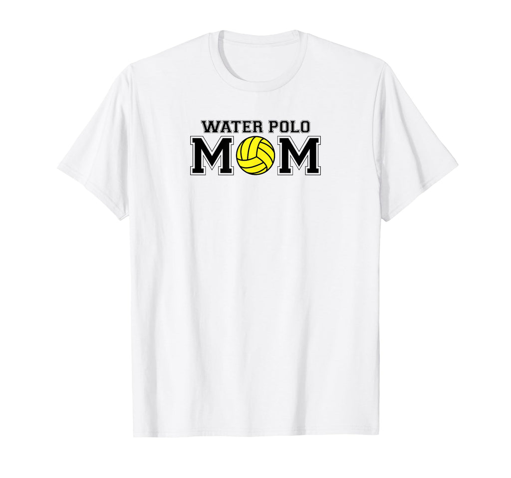 Water Polo Mom Game Day Black Logo T-Shirt - Custom Art Print for Adults - T-Shirt, Sweatshirt, Hoodie
