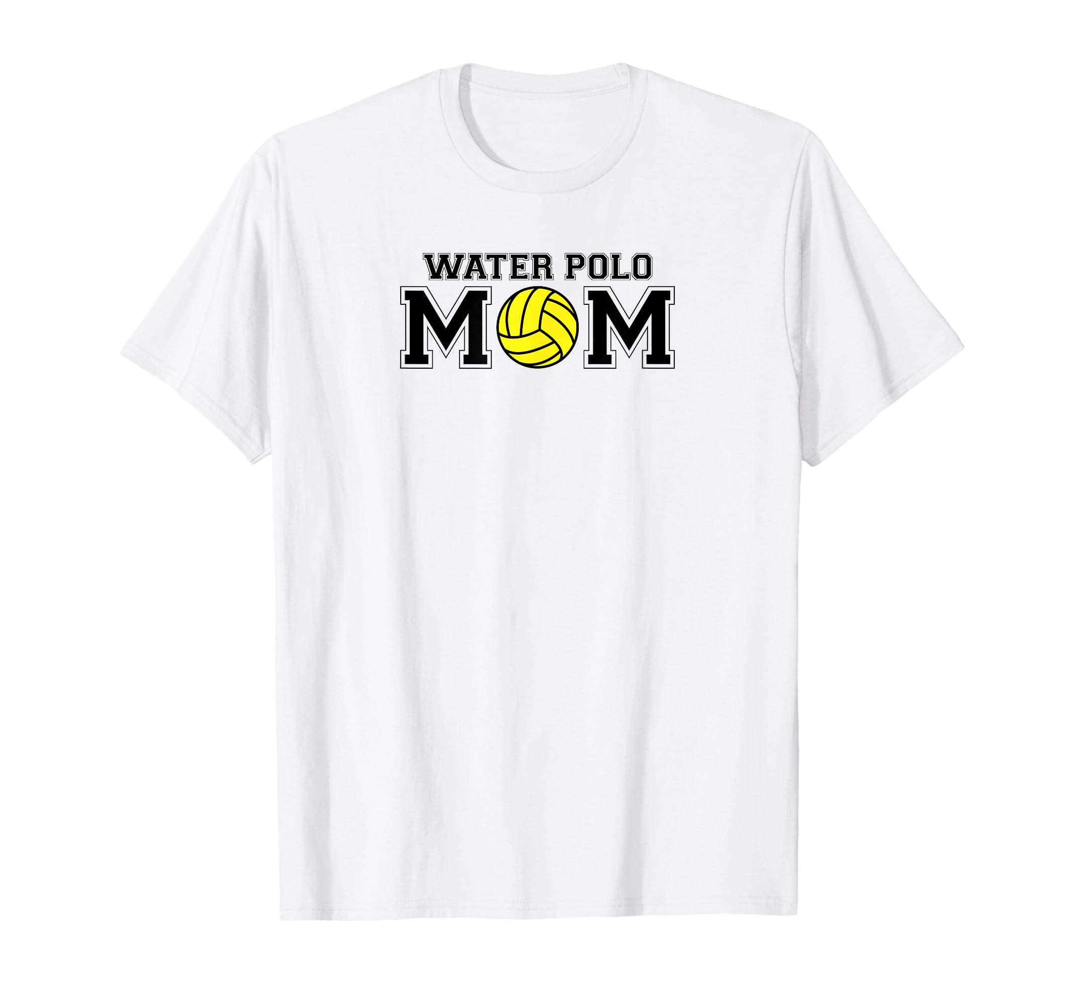 Water Polo Mom Game Day Black Logo T-Shirt - Custom Art Print for Adults - T-Shirt, Sweatshirt, Hoodie
