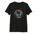 Port Aransas Texas Tx 70S Tri Blend T-Shirt - Minimalist Print for Adults - T-Shirt, Sweatshirt, Hoodie