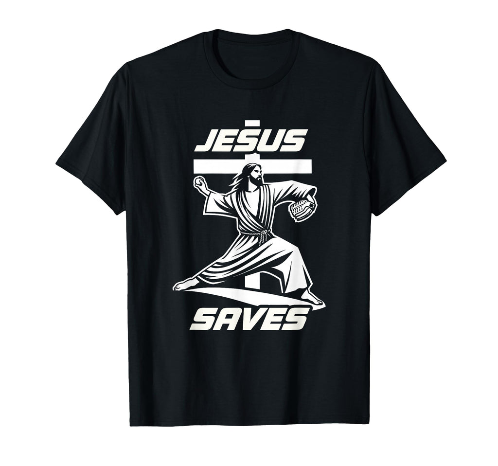Baseball Christian Pitcher Christ Jesus T-Shirt - Unique Graphic Men Women - T-Shirt, Sweatshirt, Hoodie